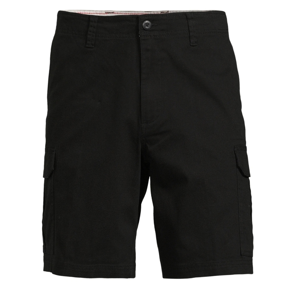 George Mens Cargo Shorts Black Soot‎ Size 36 10.5” Inseam At the Knee NWT